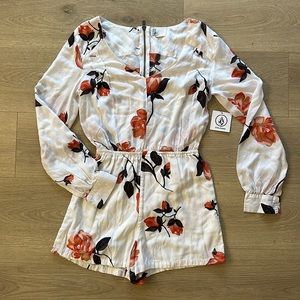 Volcom Floral Long sleeve romper